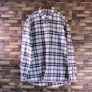 Mens XXL Western Larro Plaid Button Down Shirt